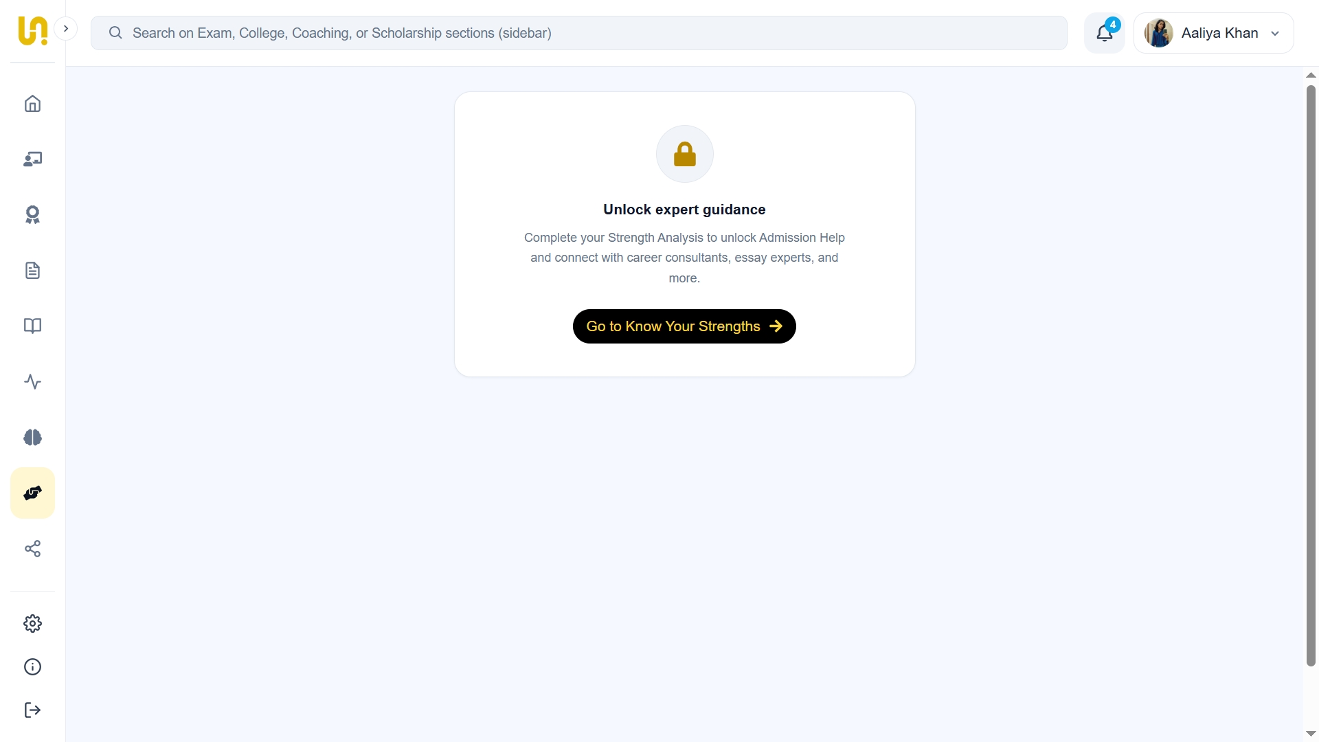 Aptitude mapping and admission help preview